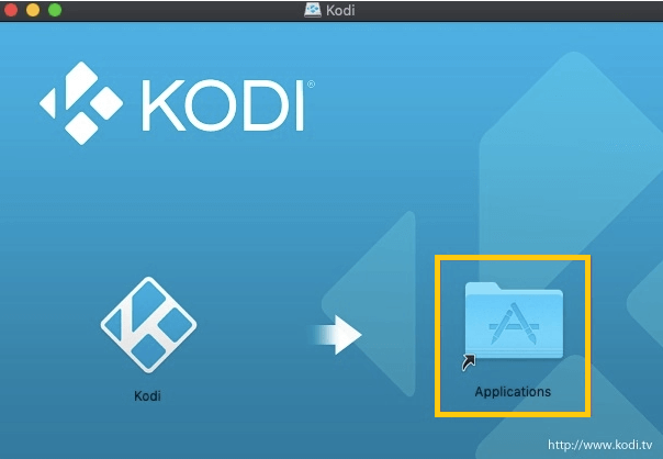 Обновите Kodi на macOS Шаг 2
