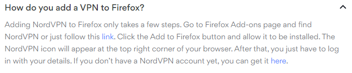 Firefox set up