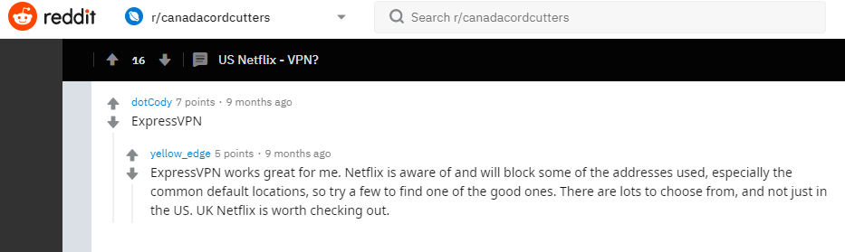 ExpressVPN As Reddits Choice For Netflix