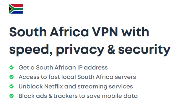 Best VPN for South Africa