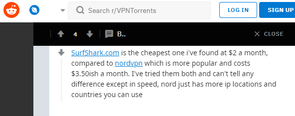 VPN giá rẻ Reddit