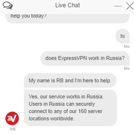 ExpressVPN Providing Access To Russia