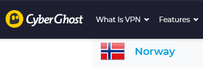 Сервер в Норвегии CyberGhost