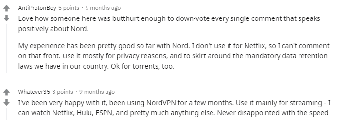 NordVPN on Reddit