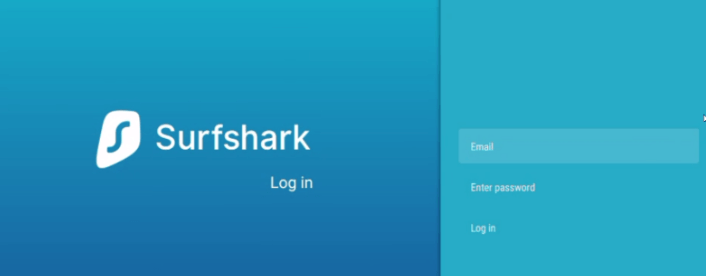 Using the Surfshark app on Firestick step 1