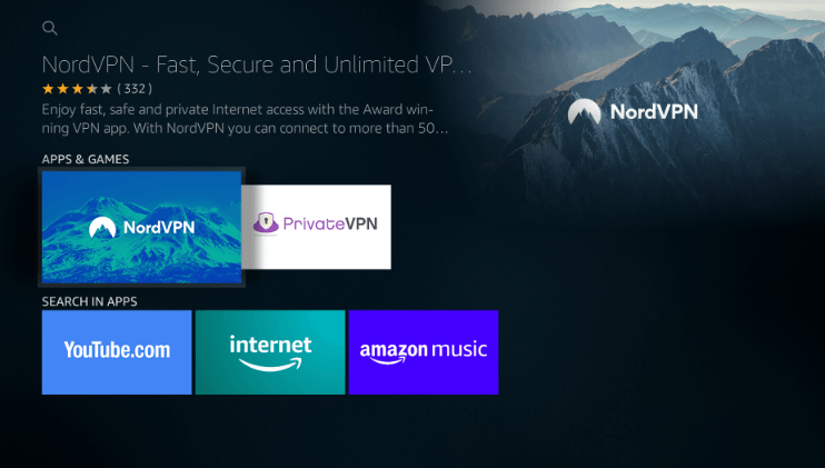 installing NordVPN on Firestick step 2