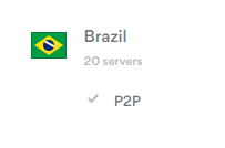 Brazil servers alternative for Venezuela NordVPN