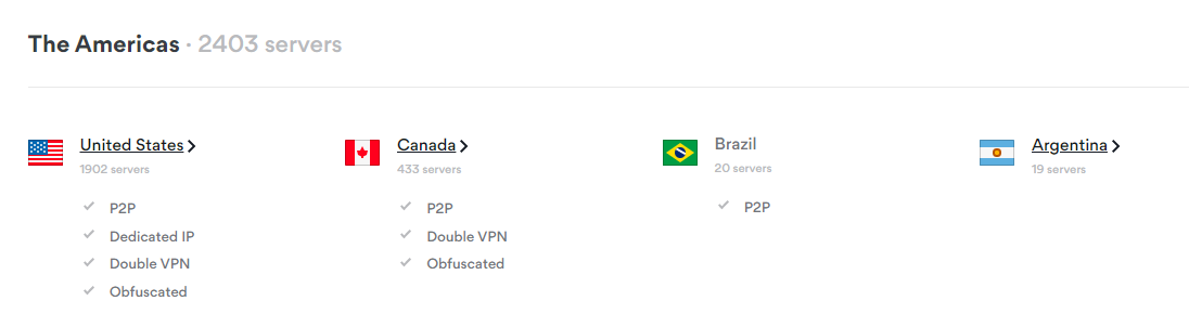Серверы времени для попкорна NordVPN