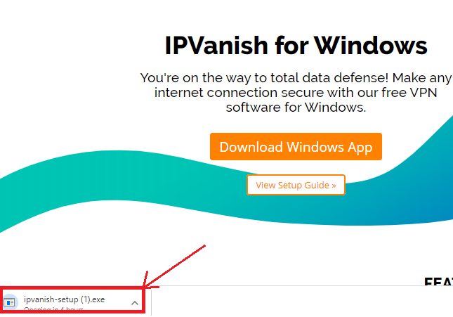 IPVanish загрузка установки