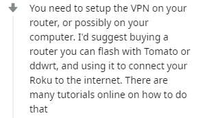 Roku VPN Reddit