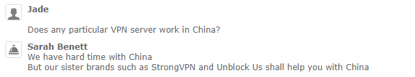 Does SaferVPN work in China