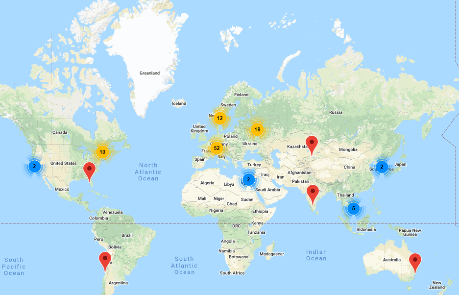 HideMy.name server locations