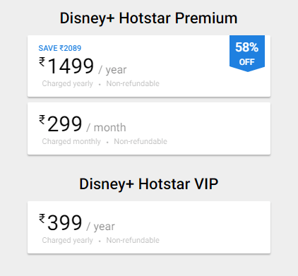 Disney Plus+Hotstar