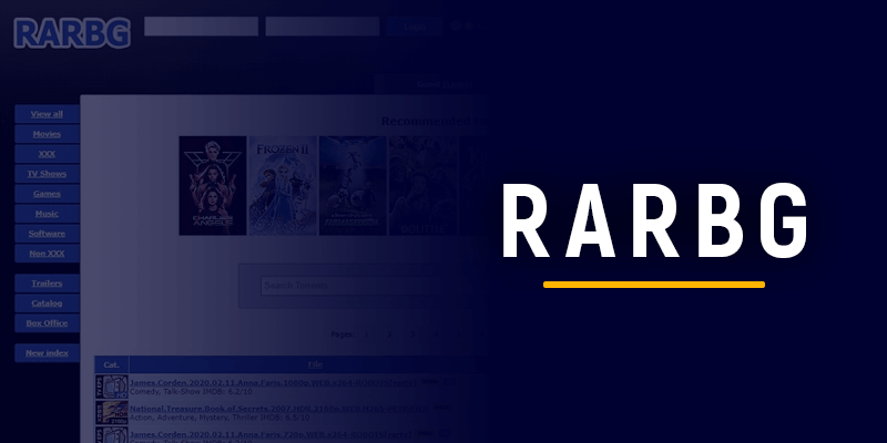 RARBG torrent site for HD streams
