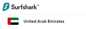 Surfshark VPN UAE IP