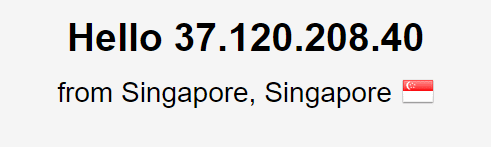 DNS leak test OVPN Singapore server