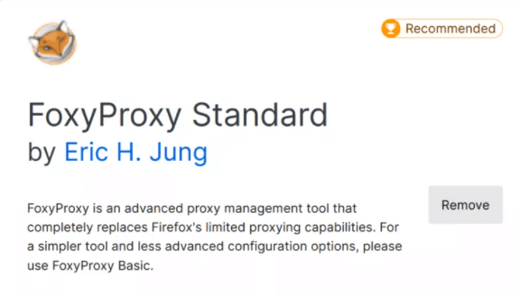 Tiêu chuẩn FoxyProxy