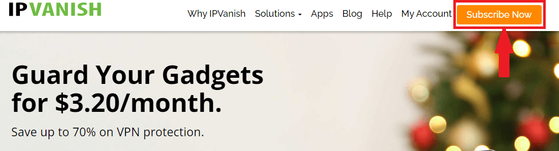 IPVanish free trial subscribe