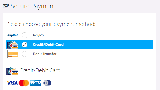 payment methods