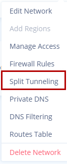 Split-Tunneling