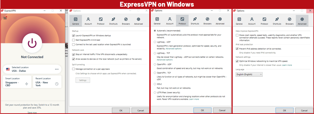 ExpressVPN Windows