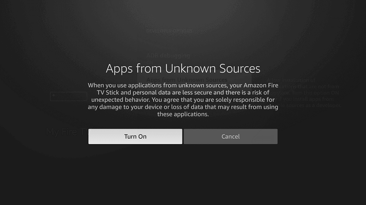 apps from unknow sources