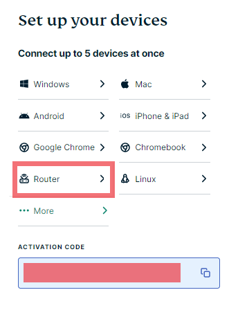 Select Your Devices