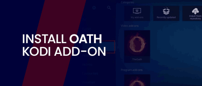 Install Oath Kodi Add-On