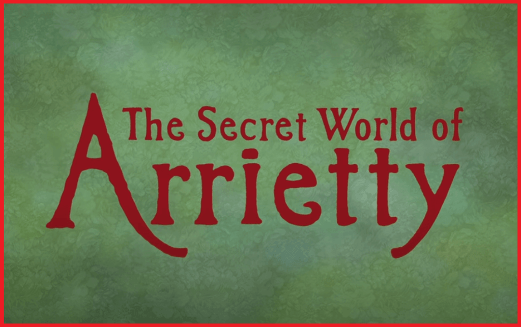 The Secret World of Arrietty Banner